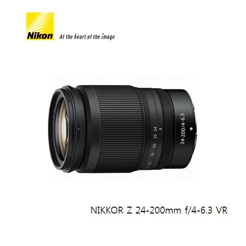[니콘이미징코리아정품]  니콘 NIKKOR Z 24-200mm F4-6.3 VR / 풀프레임 미러리스용  [니콘 Z마운트 / 최신시리얼] [무료배송]